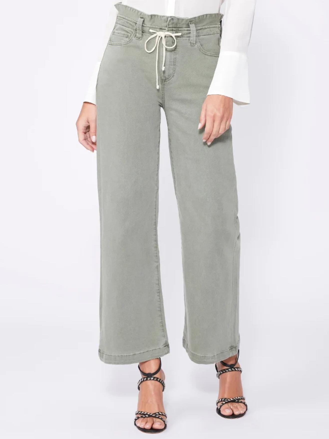 Paige - Carly Waistband Tie Wide Leg Pant - Sz 31