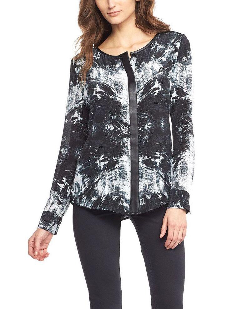 Tart - Krista Button-Down Silk Blouse - Sz 4X