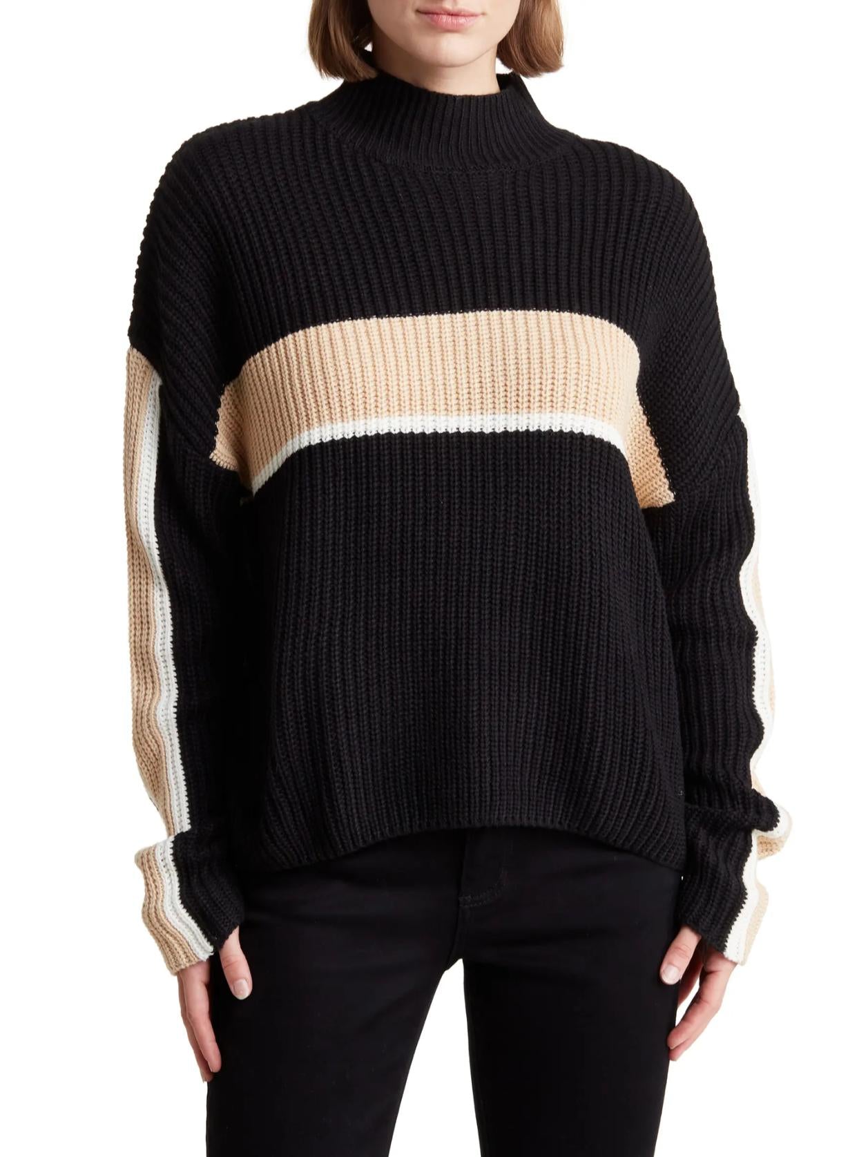 Sanctuary - Feeling Sporty Long Sleeve Sweater - Sz XL