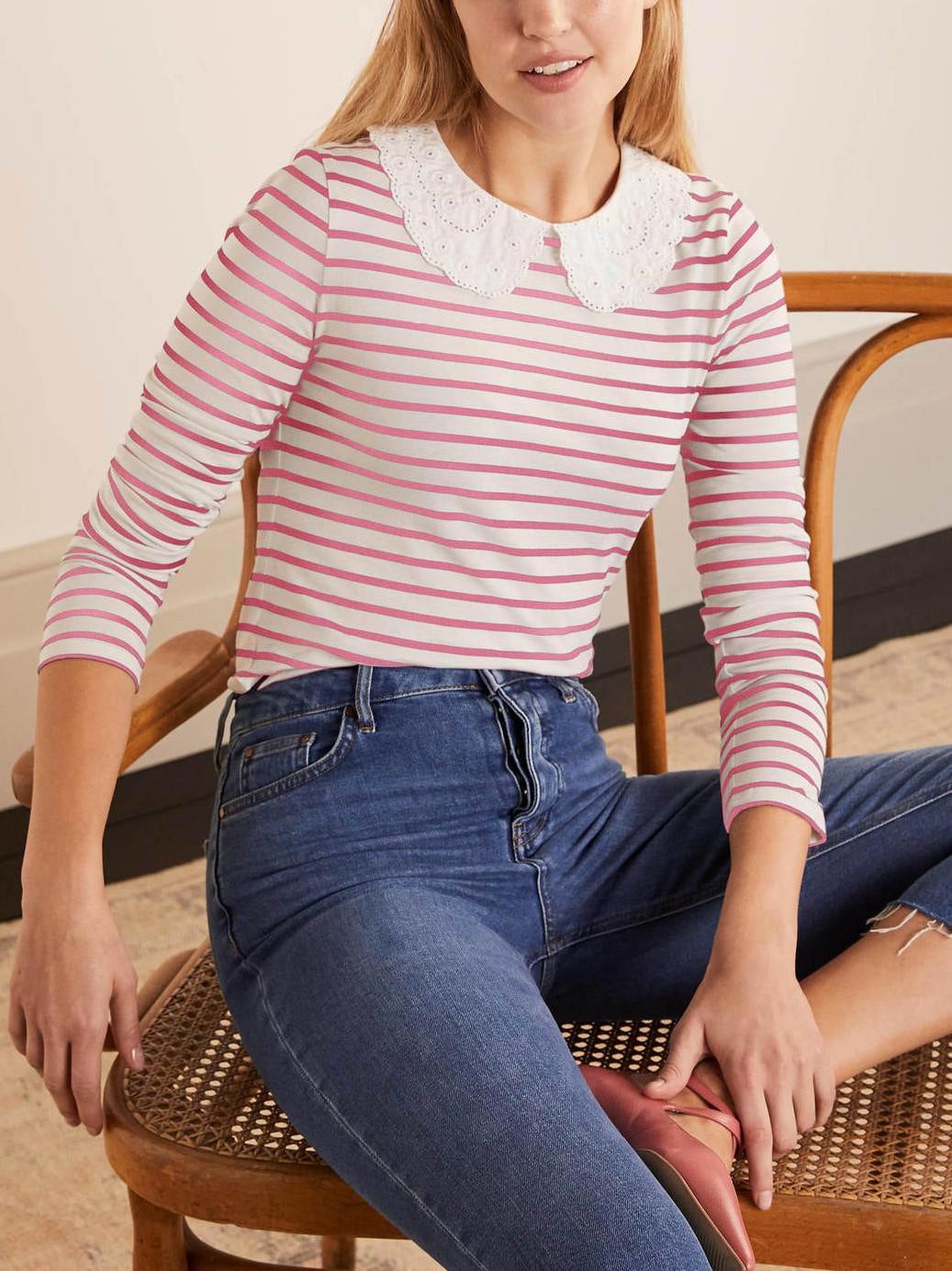 Boden - Kathleen Jersey Top - Sz 8