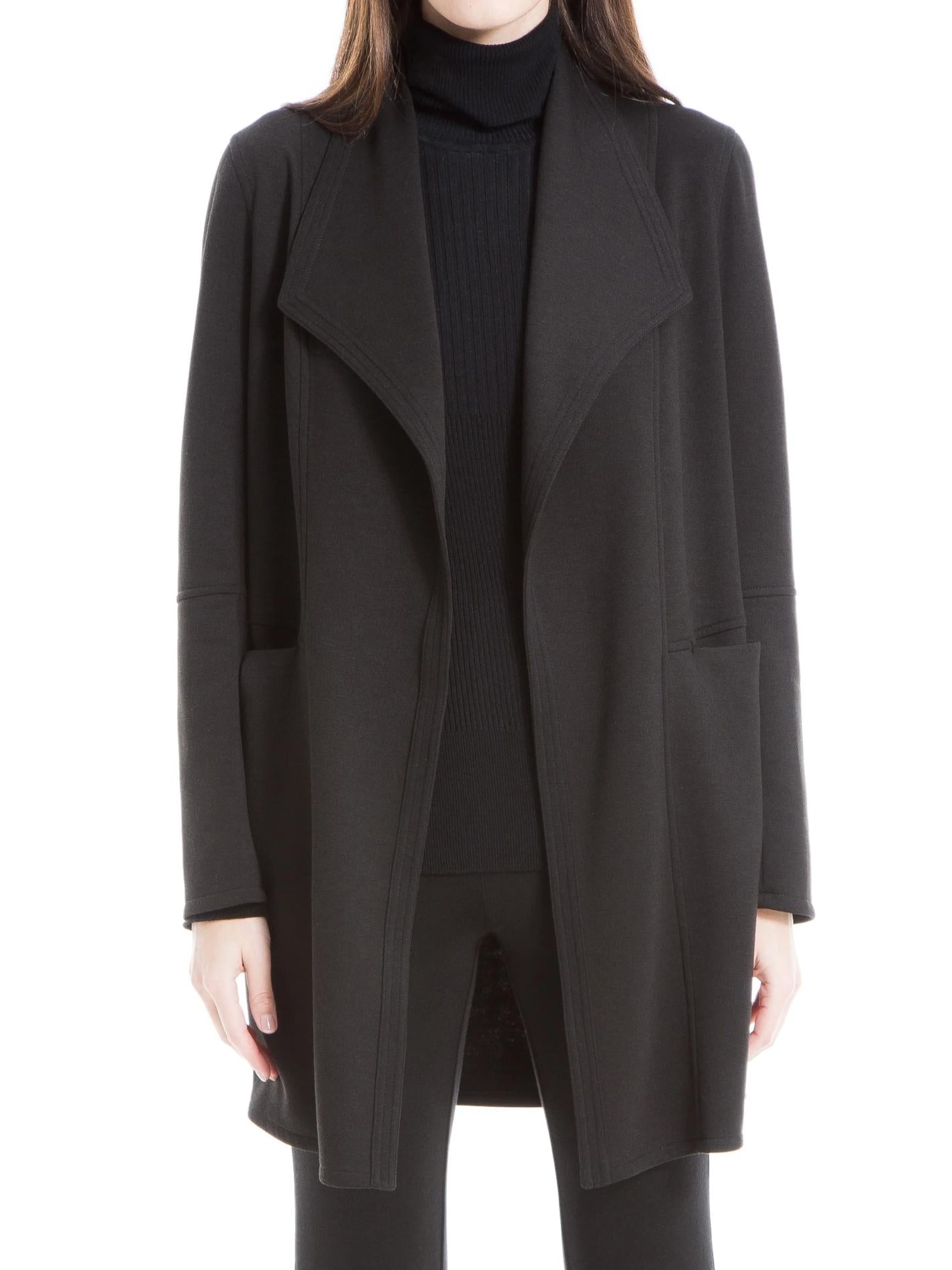 Max Studio - Trapunto Knit Patch Pockets Topper - Sz L