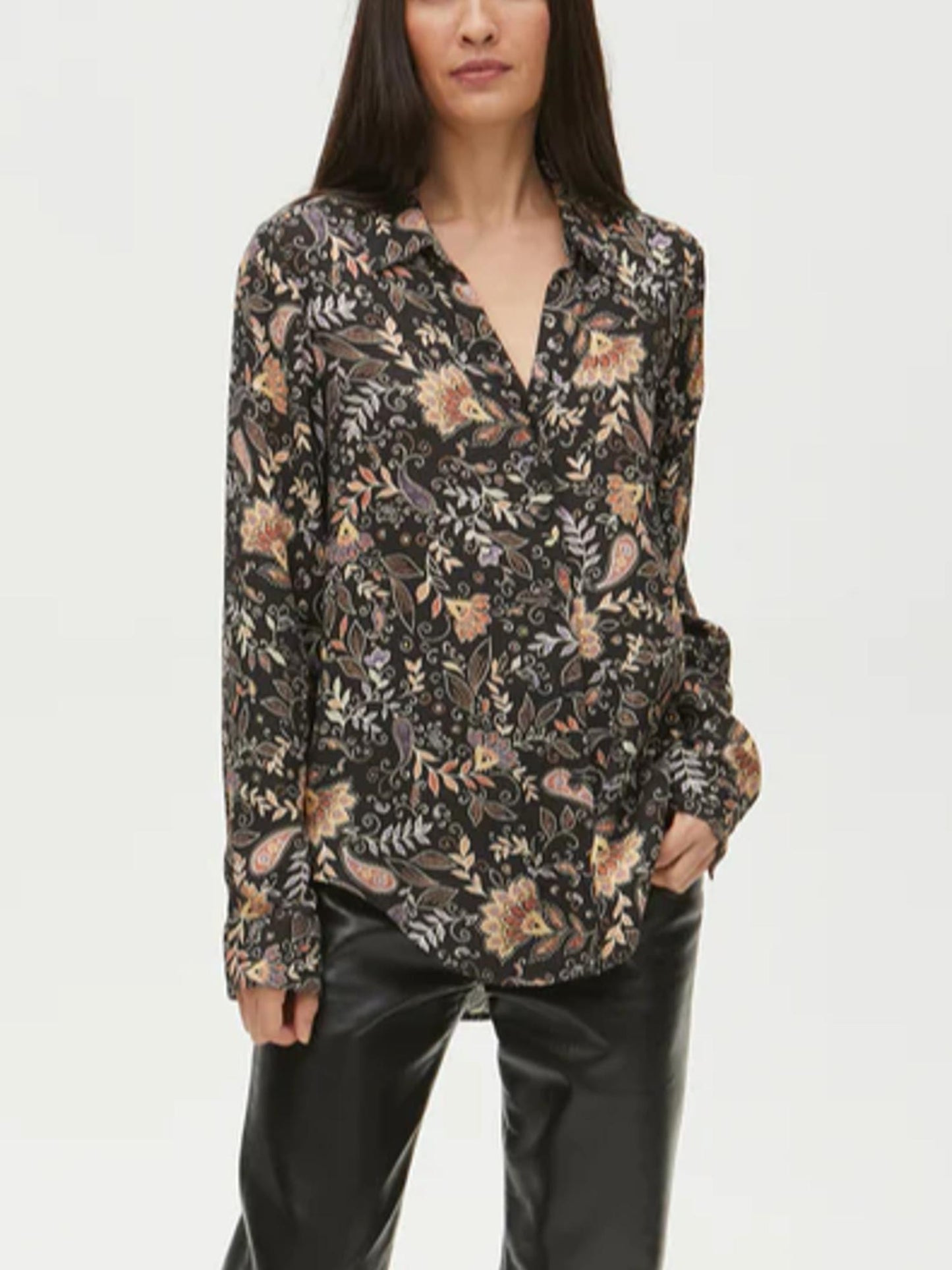 Michael Stars - Cam Paisley Button Down Shirt - Sz L