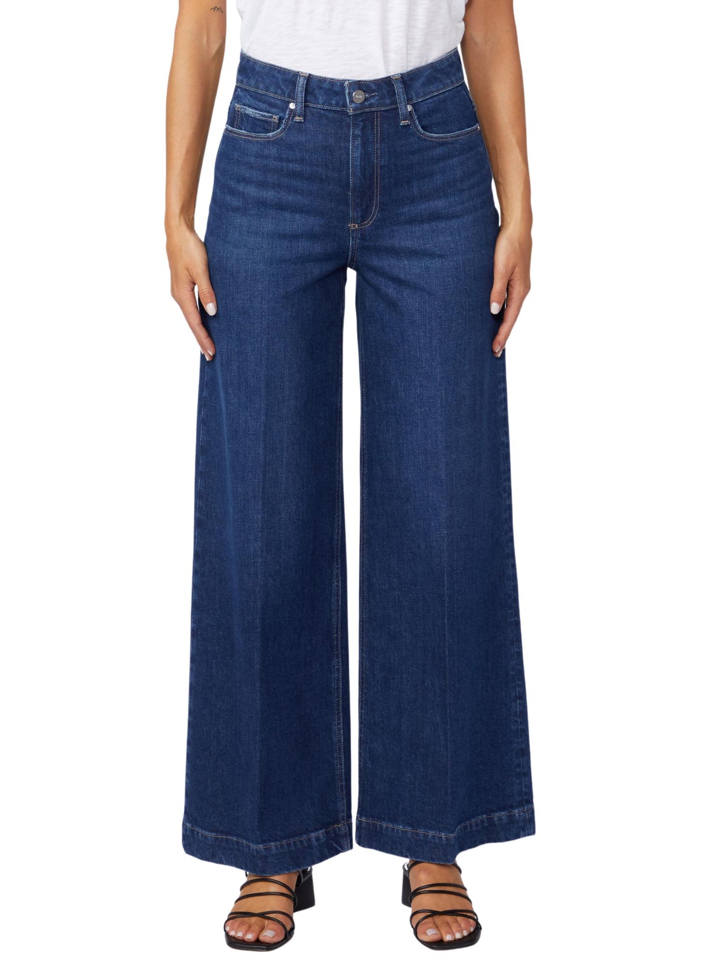 Paige - Harper High-Rise Wide Leg Pants - Sz 33