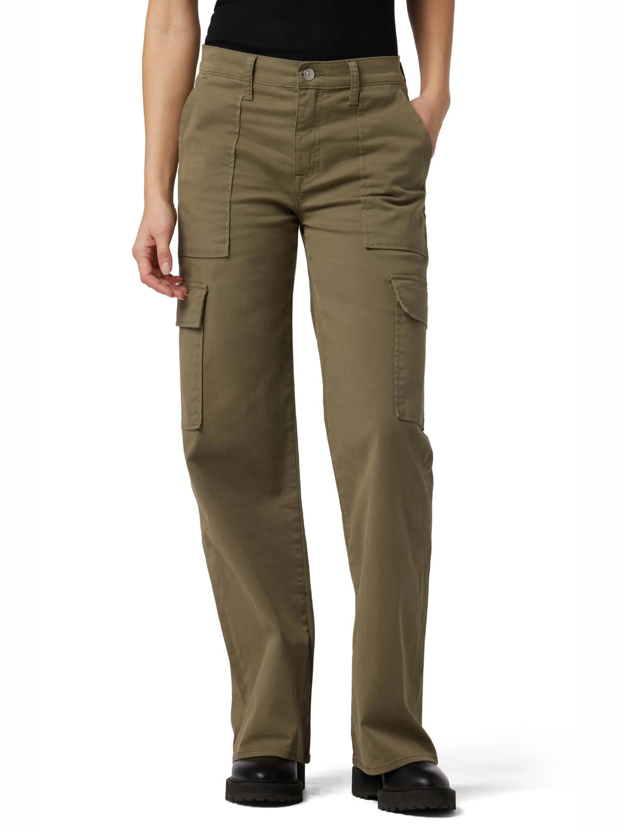 Hudson Jeans - Rosalie High-Rise Wide Leg Cargo Pants - Sz 25