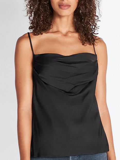 Rachel Zoe - Felicity Cowl Neck Satin Cami - Sz XL