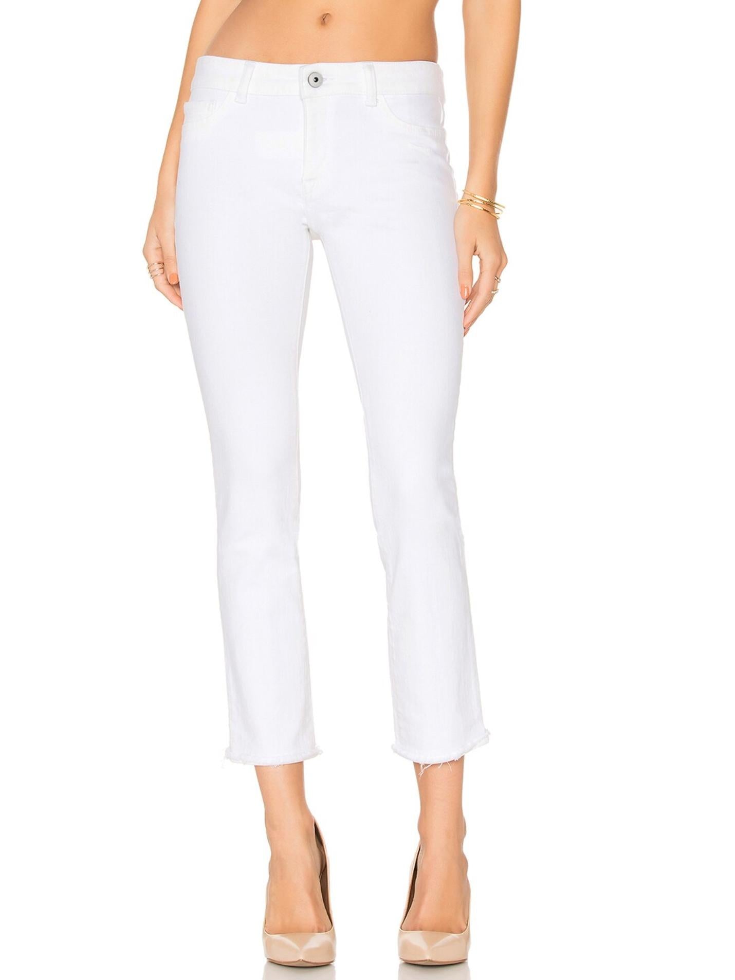 DL1961 - Mara Straight Leg Mid-Rise Crop Jeans - Sz 30