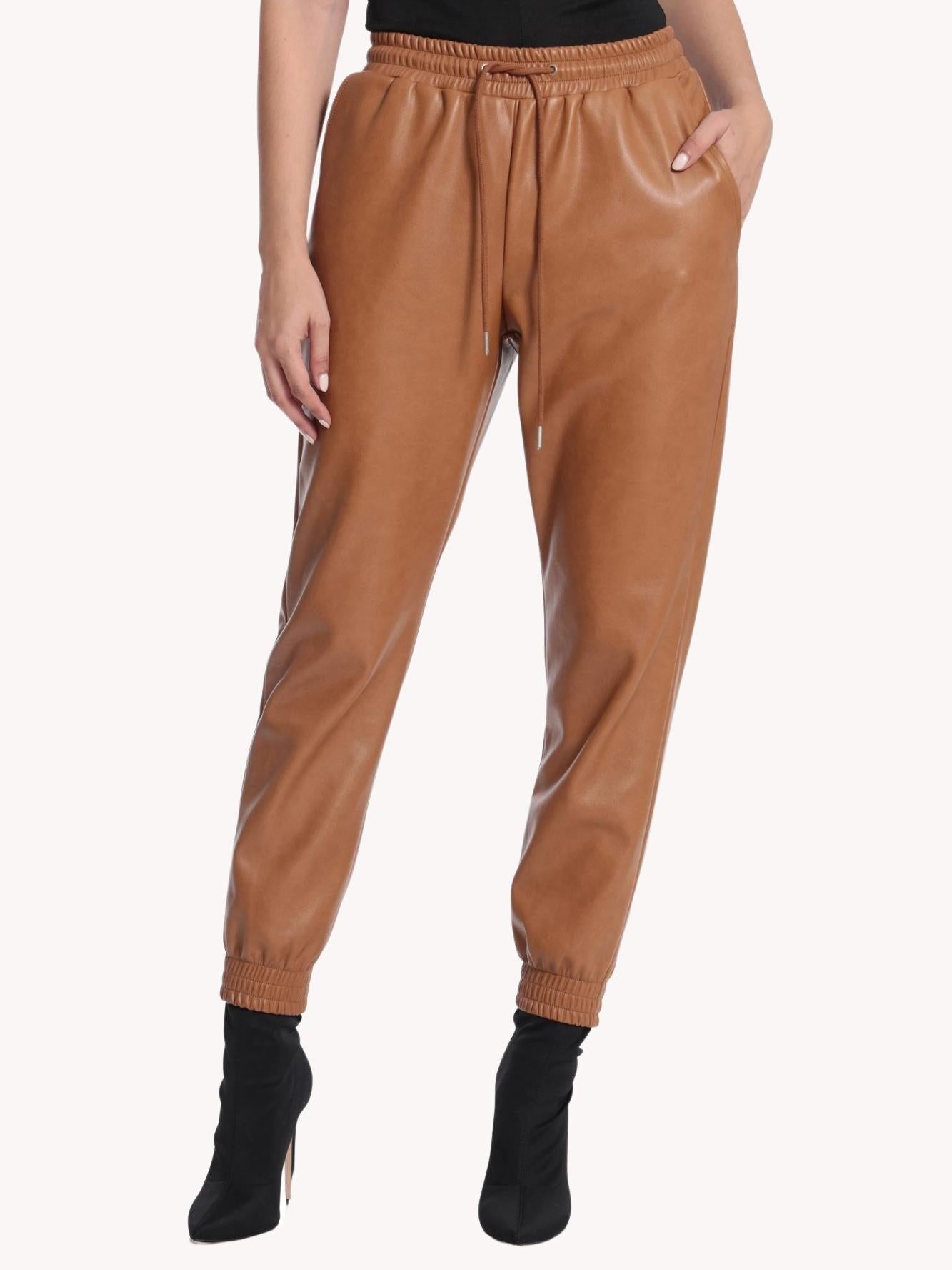 Bagatelle - Faux Leather Joggers - Sz XS