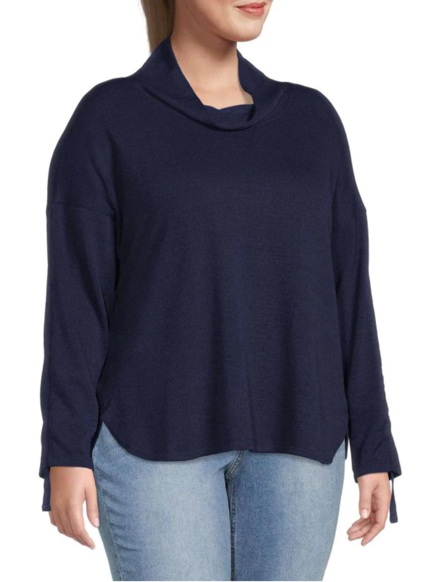 Max Studio - Long Sleeve Cowl Neck Sweater - Sz 1X