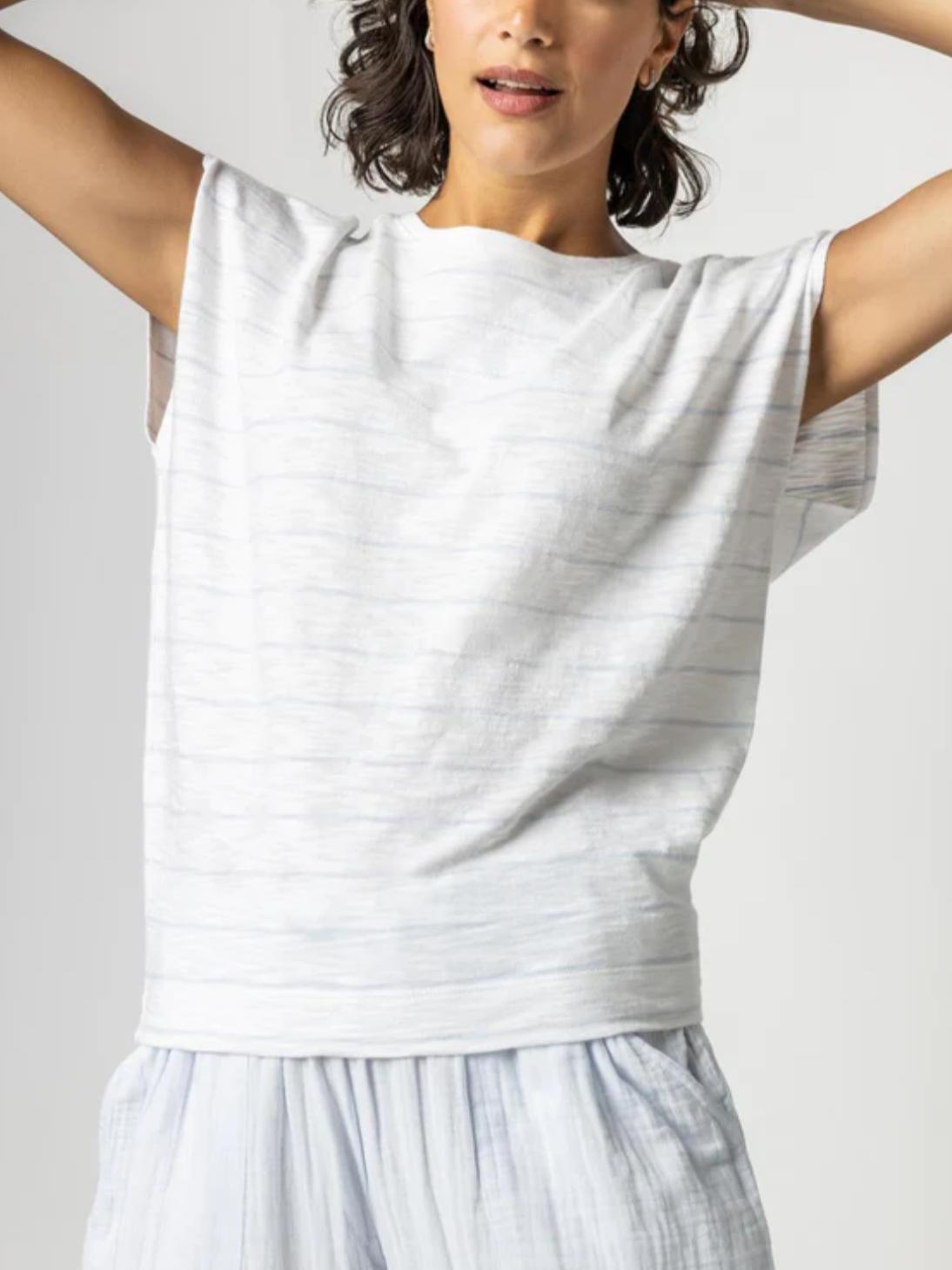 Lilla P - Short Sleeve Wedge Tee - Sz S