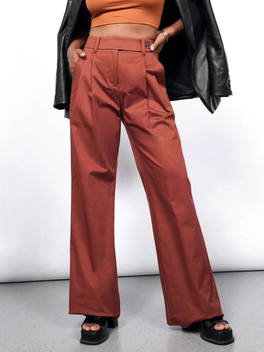 Wildfang - The Essential Wide Leg Trouser - Sz 6