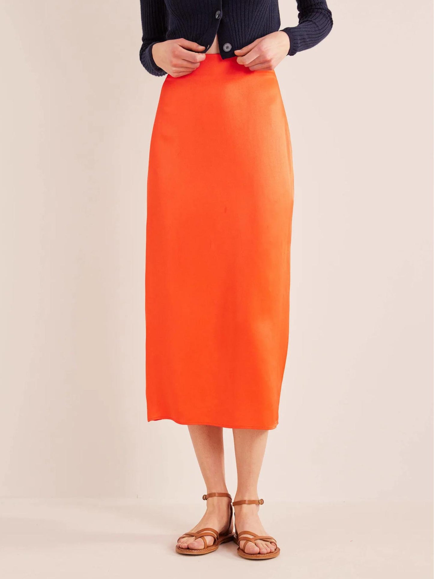 Boden - Satin Column Skirt - Sz 14