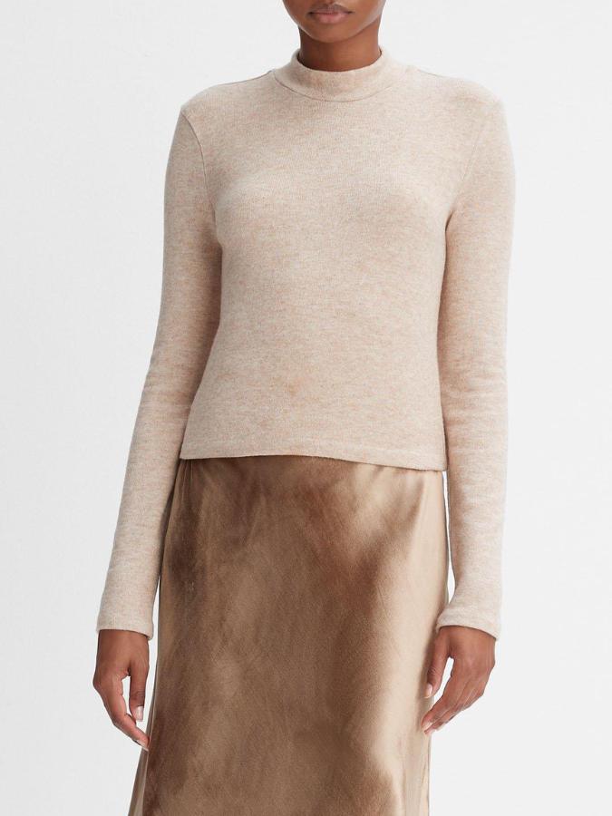 Vince - Cozy Mock Neck Top - Sz S