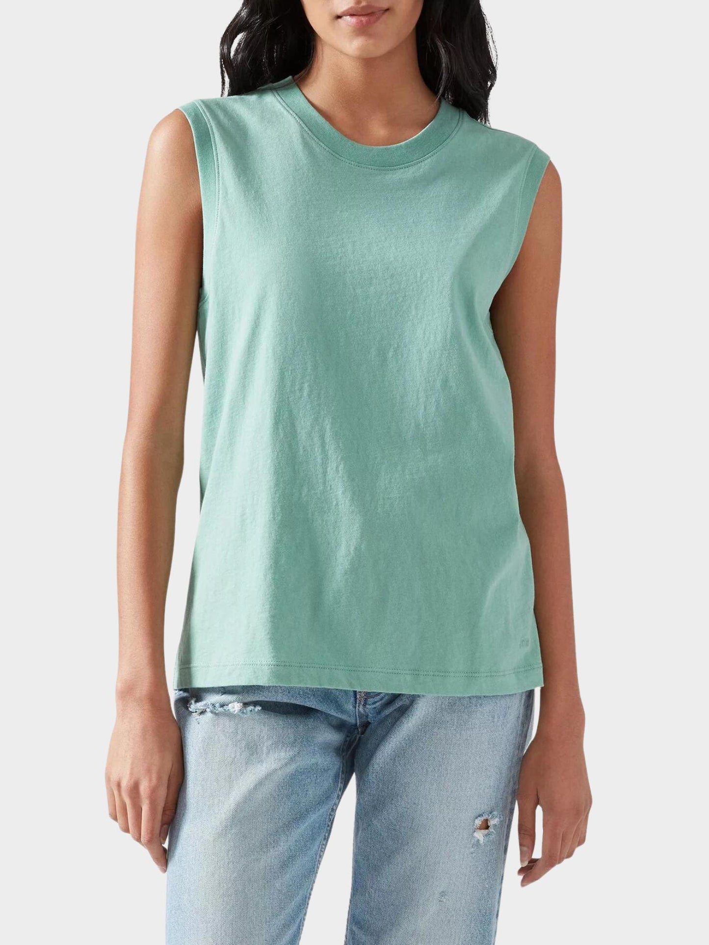 ATM Anthony Thomas Melillo - Classic Jersey Sleeveless Boy Tee - Sz XS