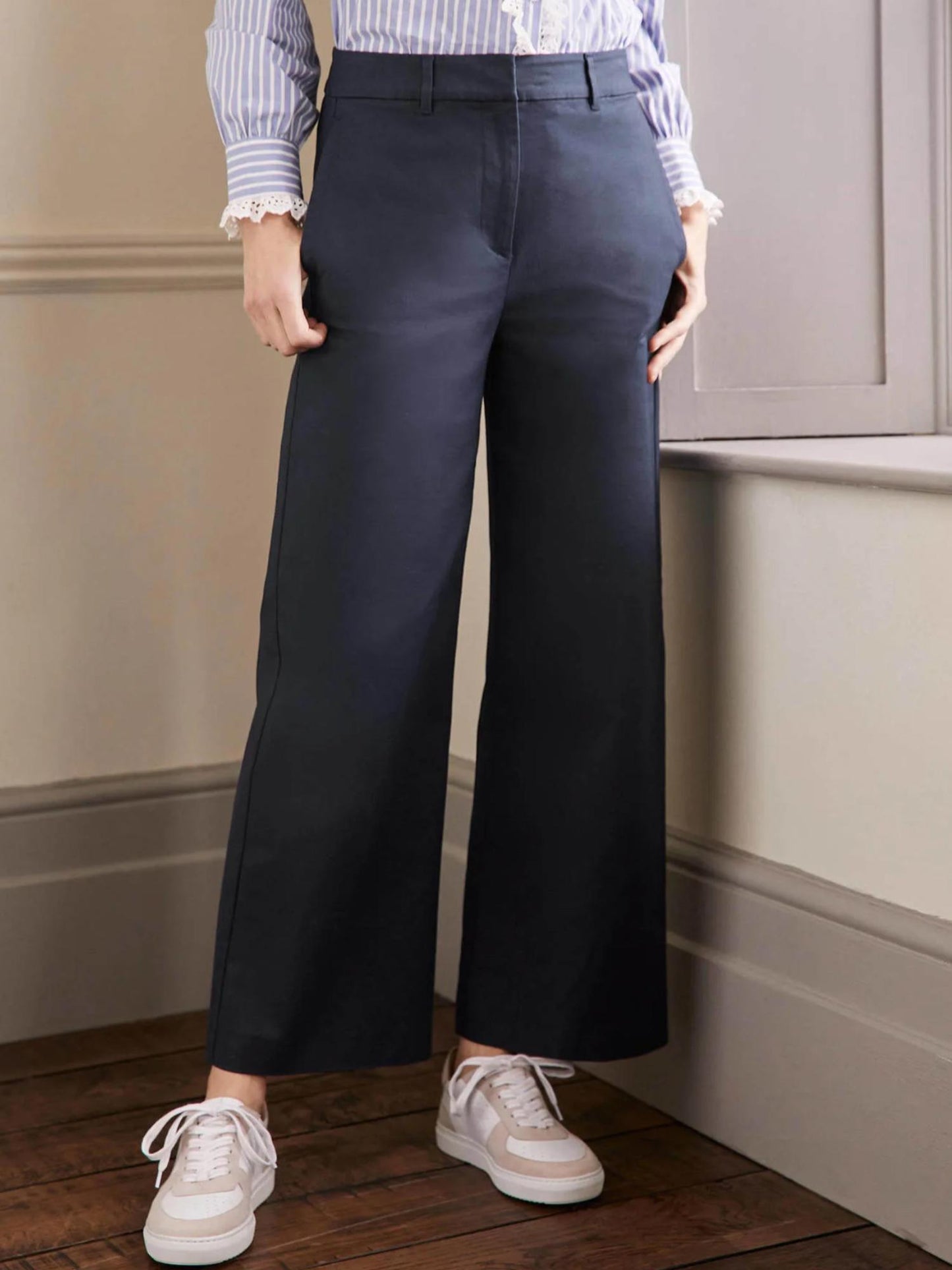 Boden - High-Rise Richmond Wide Leg Pants - Sz 6