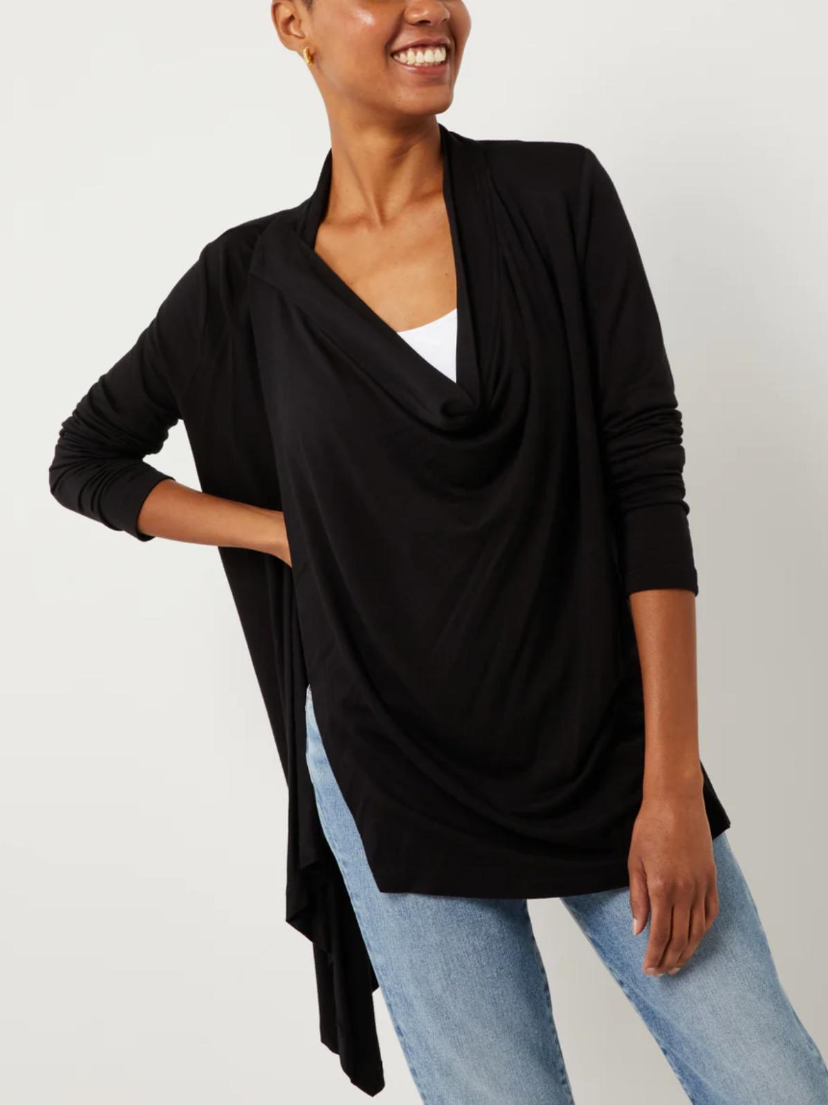 A Pea In The Pod - Magnetic Drape Front Nursing Cardigan - Sz MM