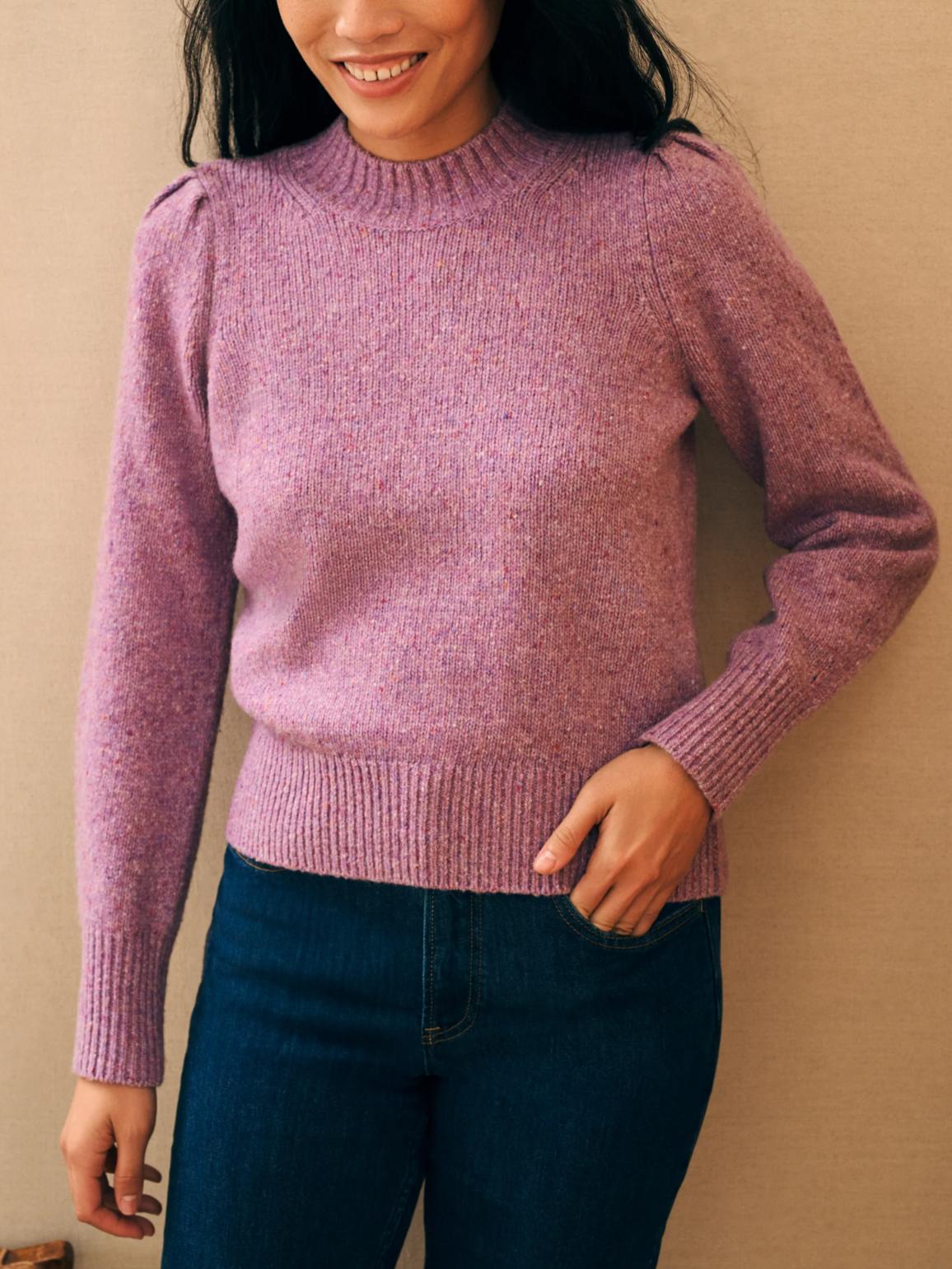 Faherty - Boone Long Sleeve Crew Neck Sweater - Sz M