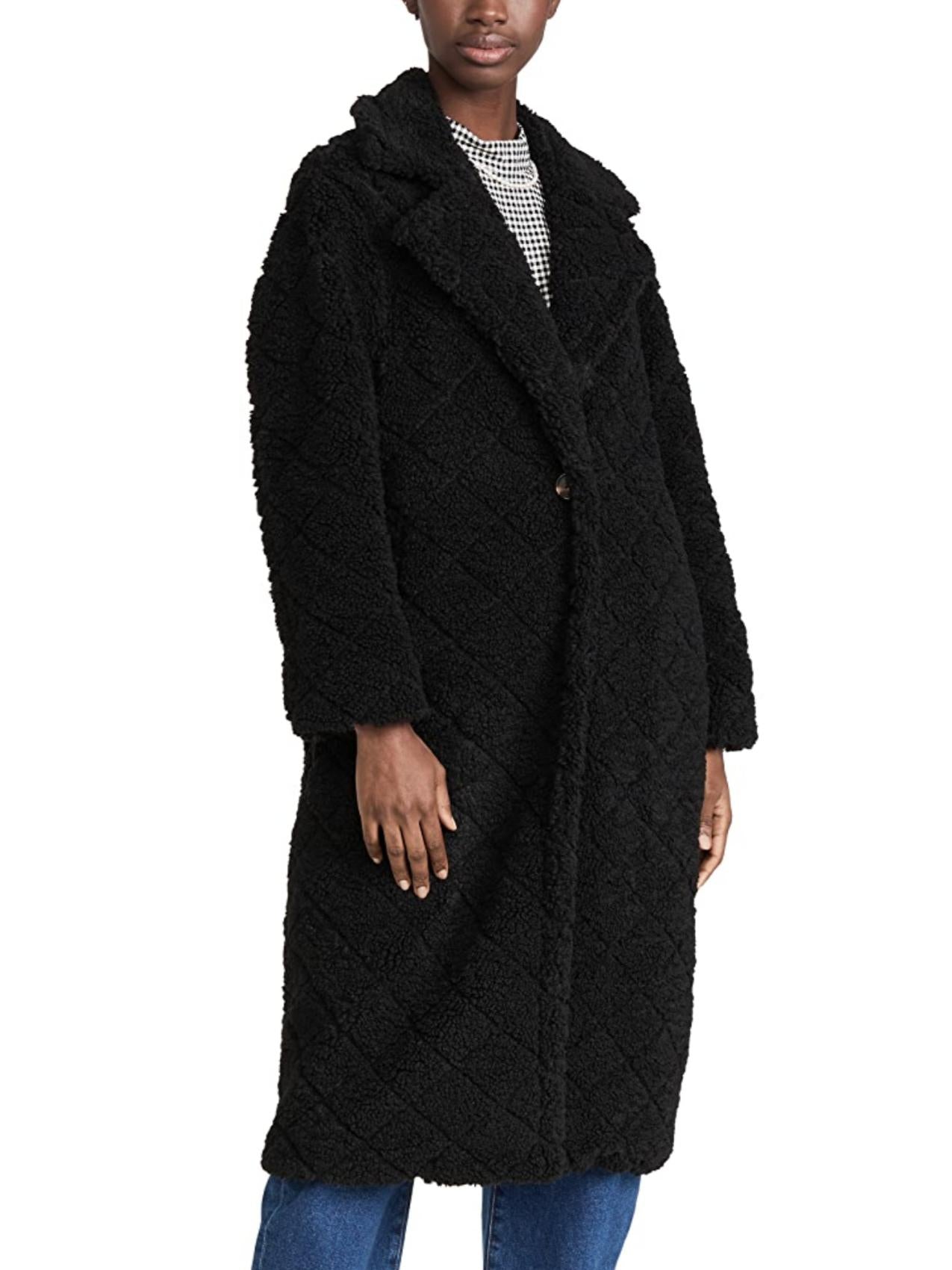 BB Dakota - Fozzie Fleece Collared Coat - Sz XS