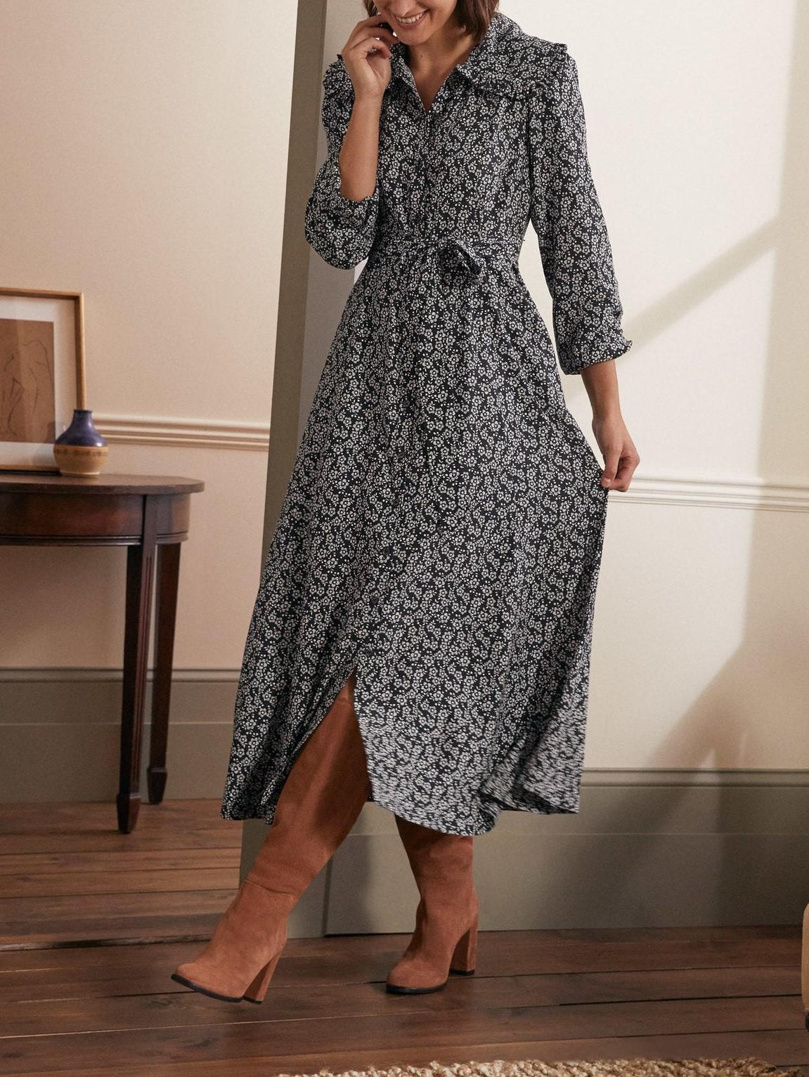 Boden - Collar Shirt Dress - Sz 4