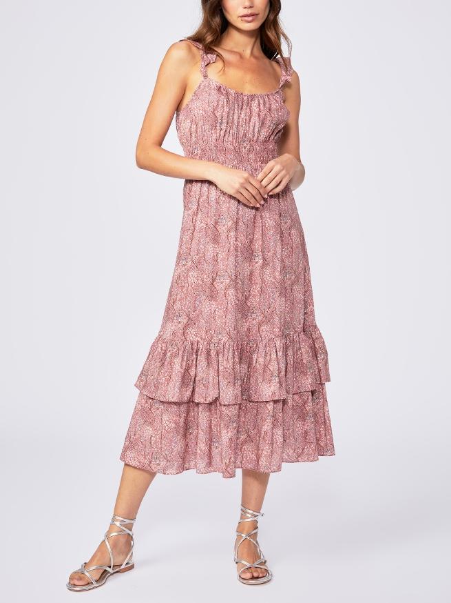 Paige - Sleeveless Gisella Midi Dress - Sz S