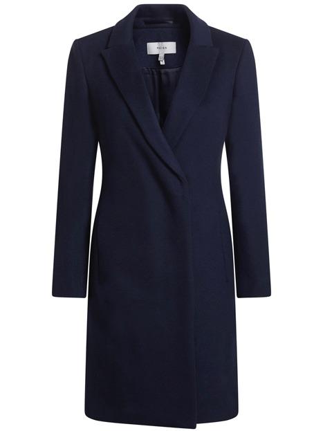 Reiss - Elsa-Crombie Wool Blend Coat - Sz 6