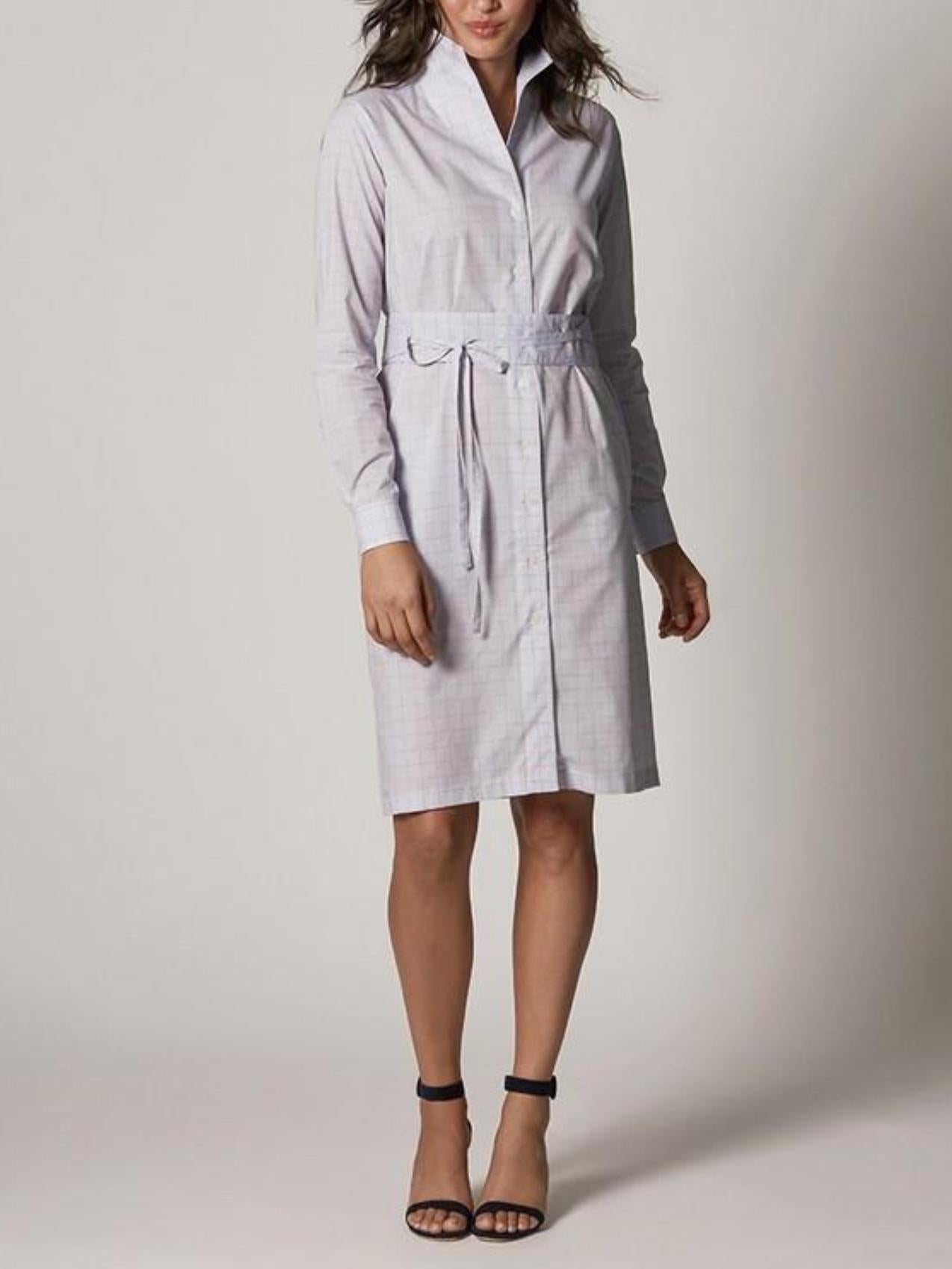 Sarah Alexandra - Long Sleeve Shapeable Collar Shirt Dress - Sz 6