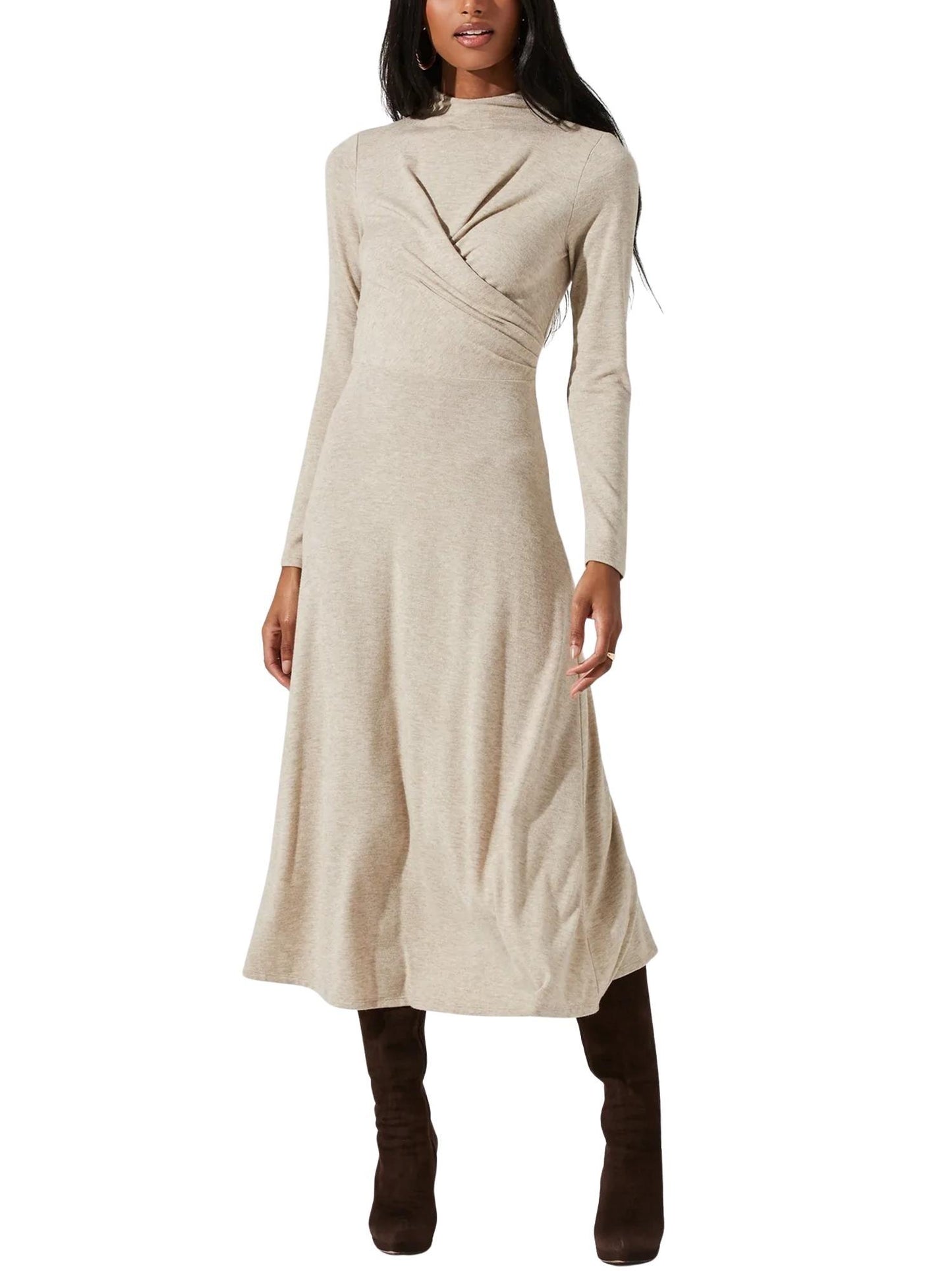 ASTR the Label - Delancy Open Back Midi Sweater Dress - Sz XS