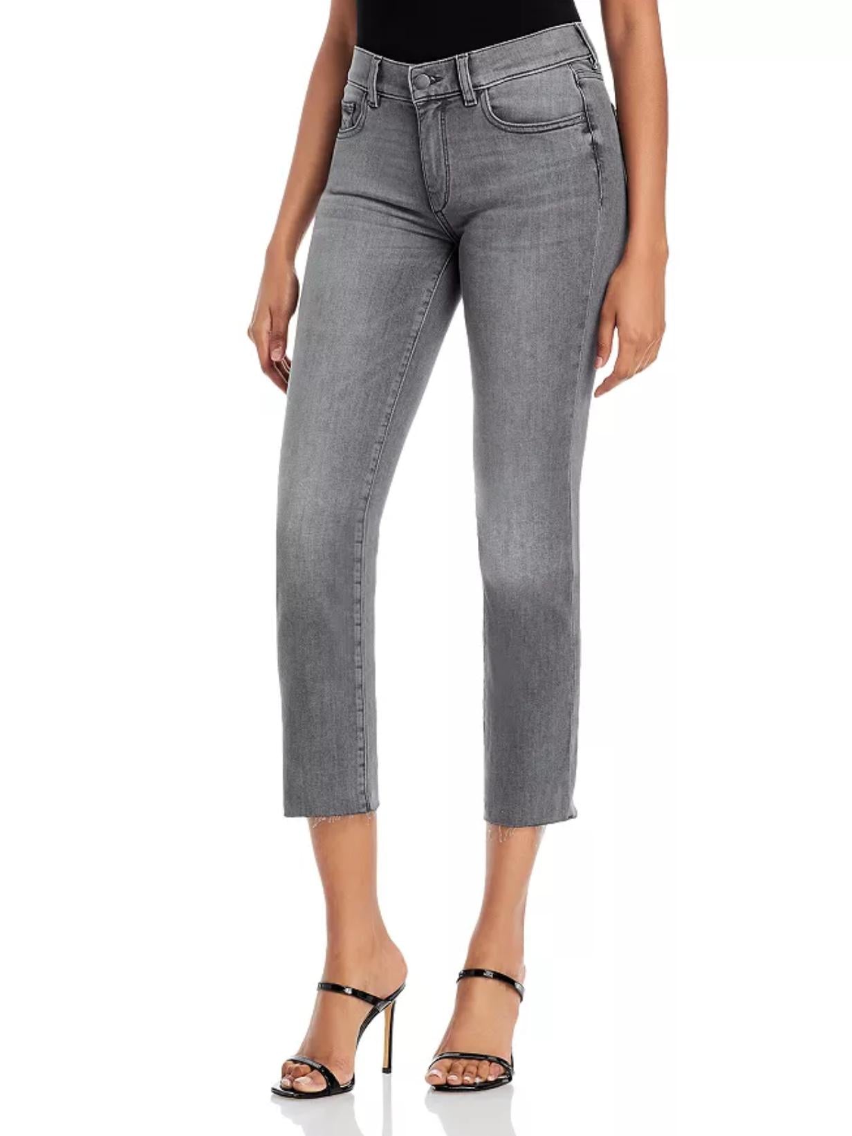 DL1961 - Mara Straight Leg Mid-Rise Crop Jeans - Sz 29
