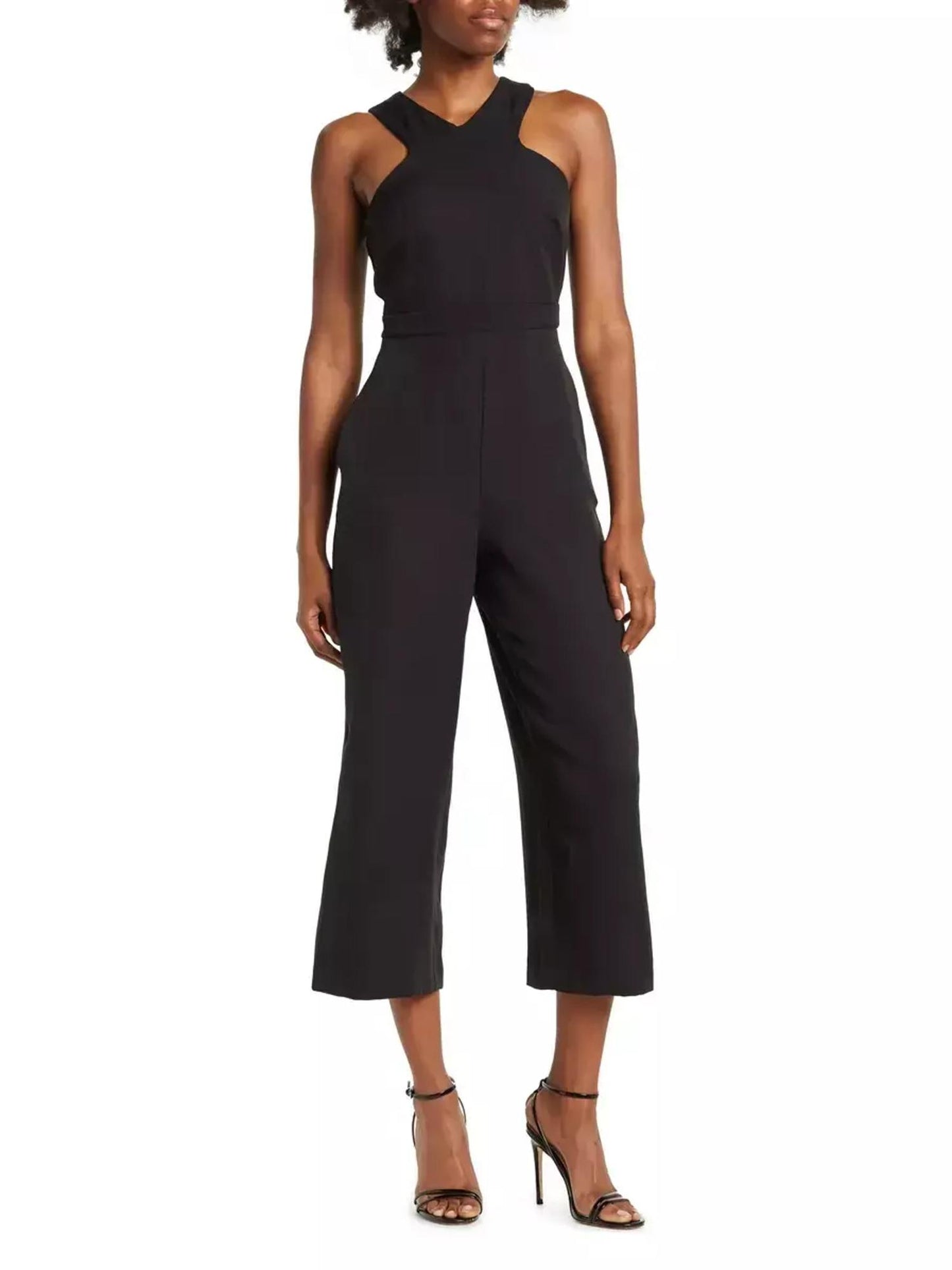 Sam Edelman - Halter Neck Cropped Jumpsuit - Sz 4