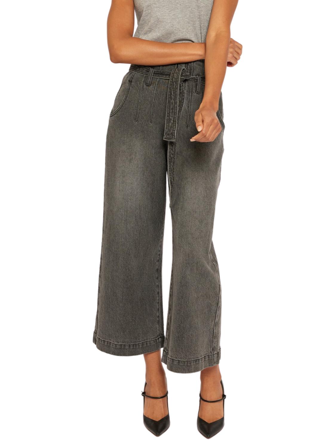 Joie - Kindra Wide Leg High-Rise Belted Pants - Sz 27