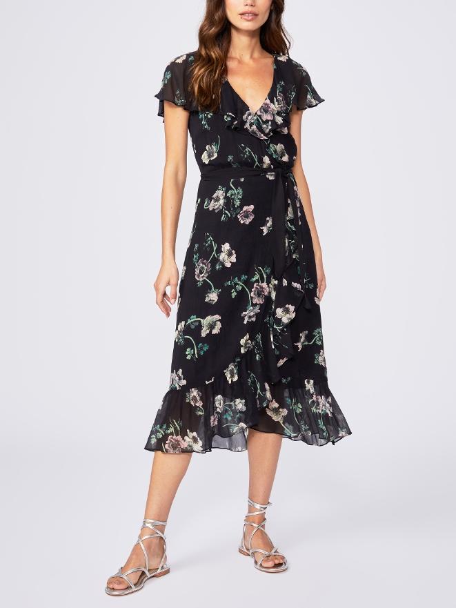 Paige - Flutter Sleeve Palisades Midi Dress - Sz XL