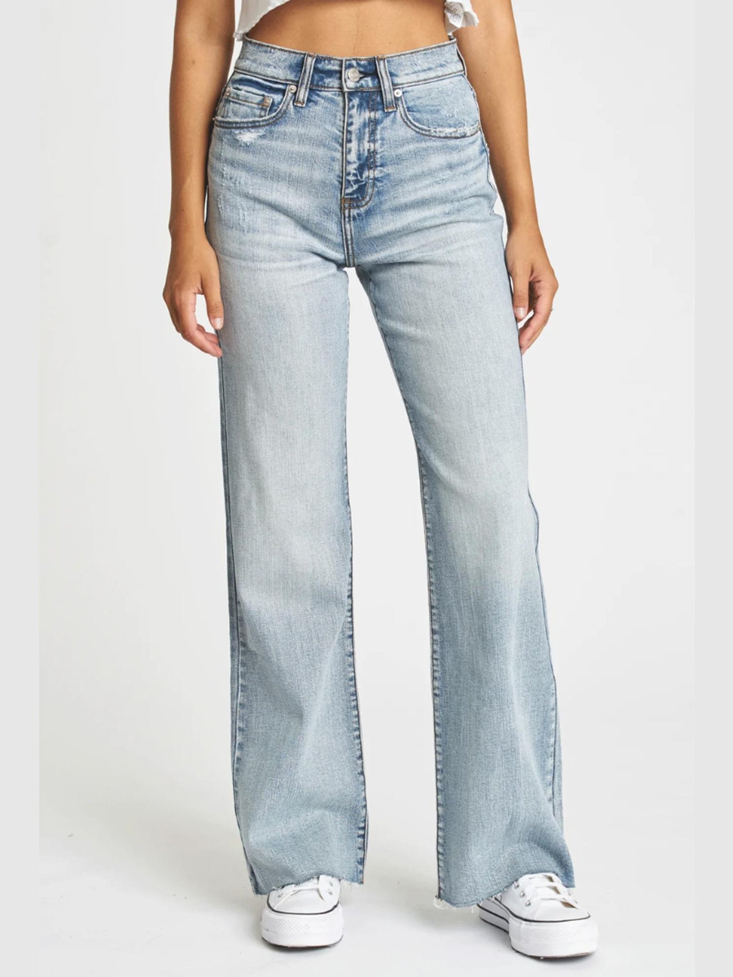 DAZE - Far Out High Rise Wide Leg Jeans - Sz 31