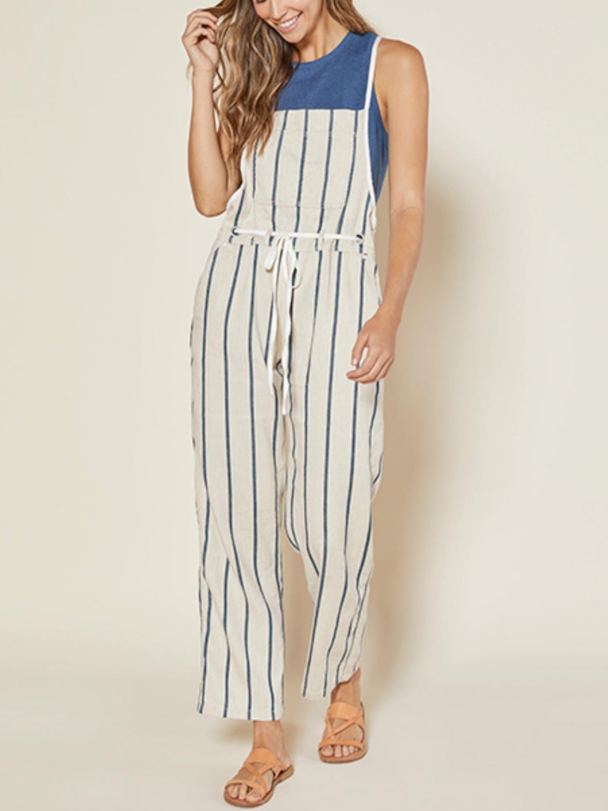 Outerknown - Topanga Crossed Straps Overall - Sz M