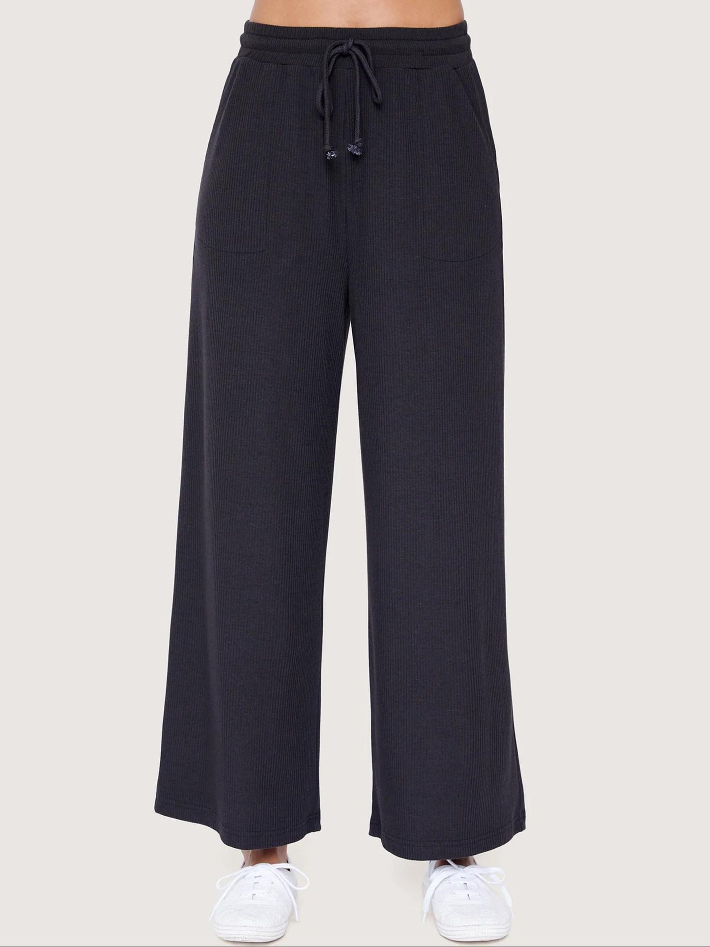 Lost + Wander - Bitter Sweet Ribbed Wide Leg Pant - Sz S