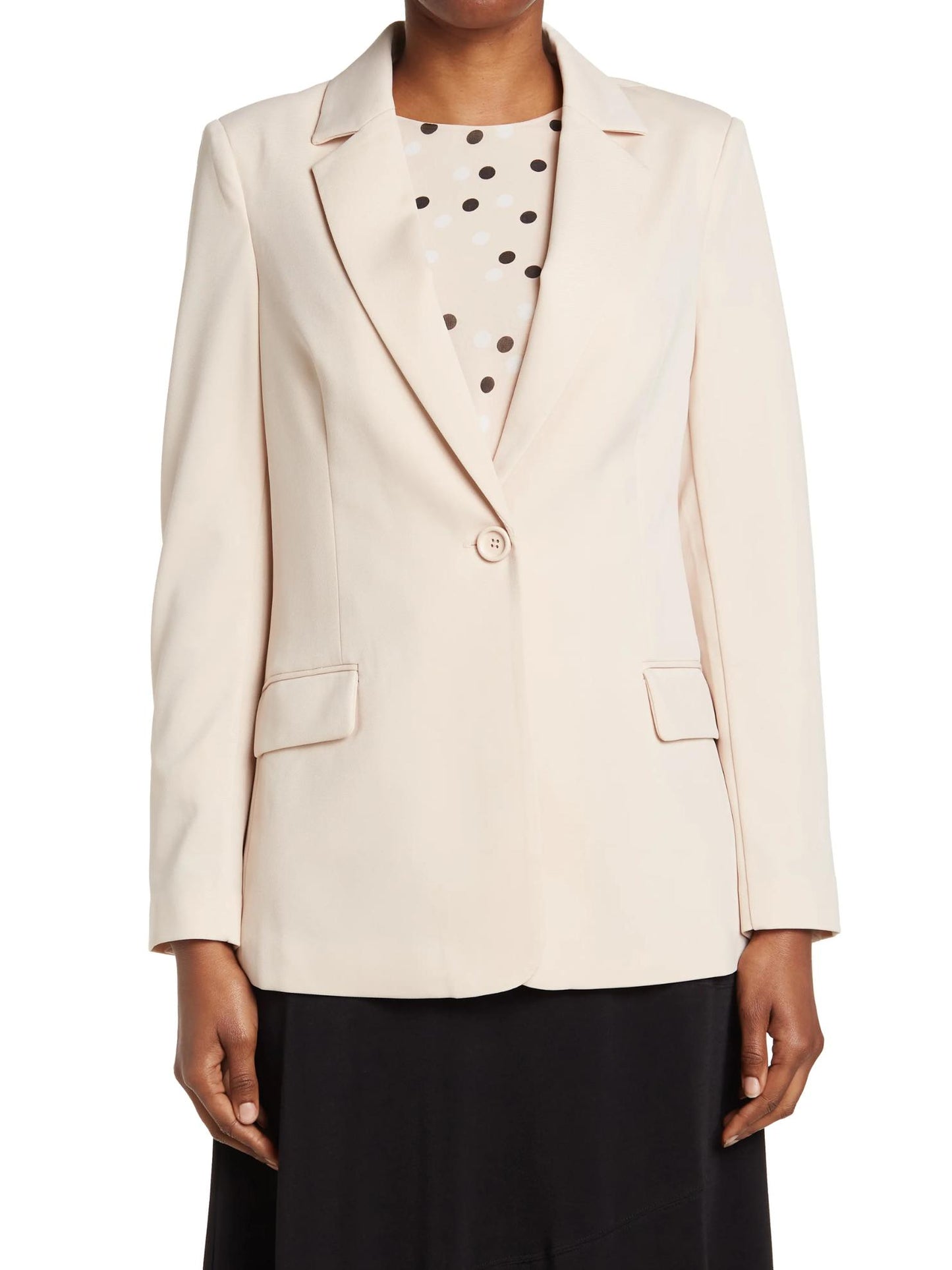 Adrianna Papell - Twill One Button Blazer - Sz S