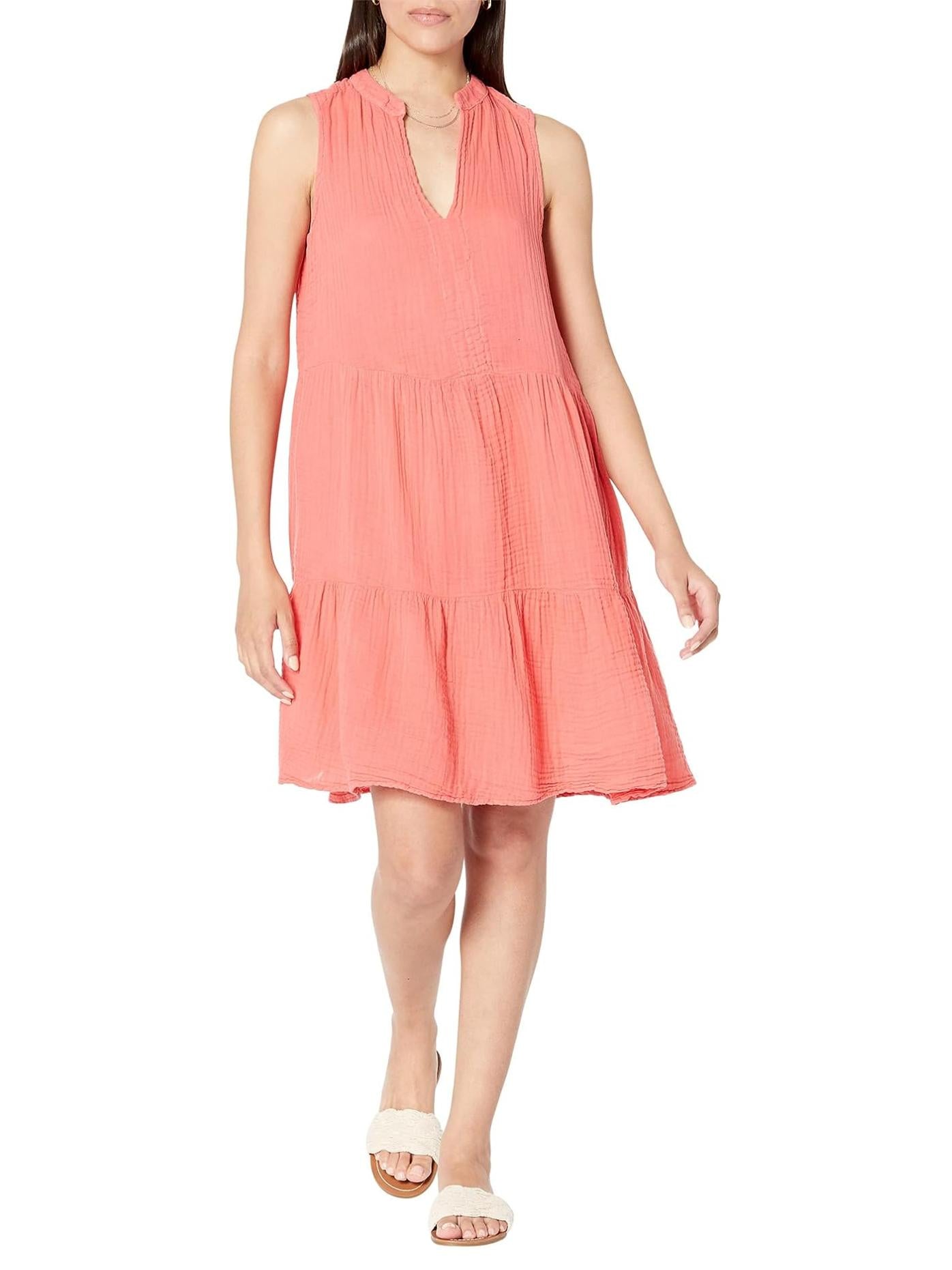 Michael Stars - Daisy Split Neck Gauze Dress - Sz M