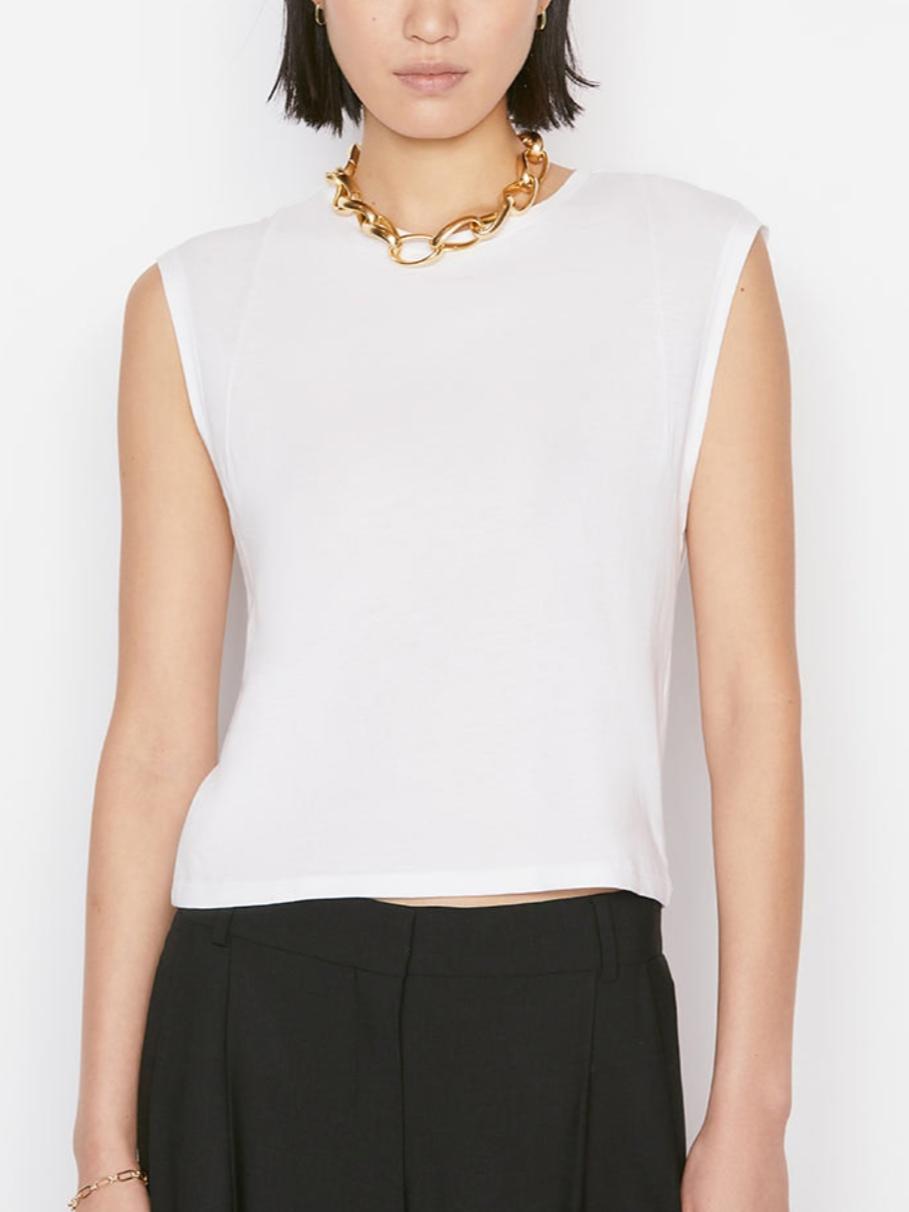 FRAME - Le High Rise Muscle Tee - Sz S