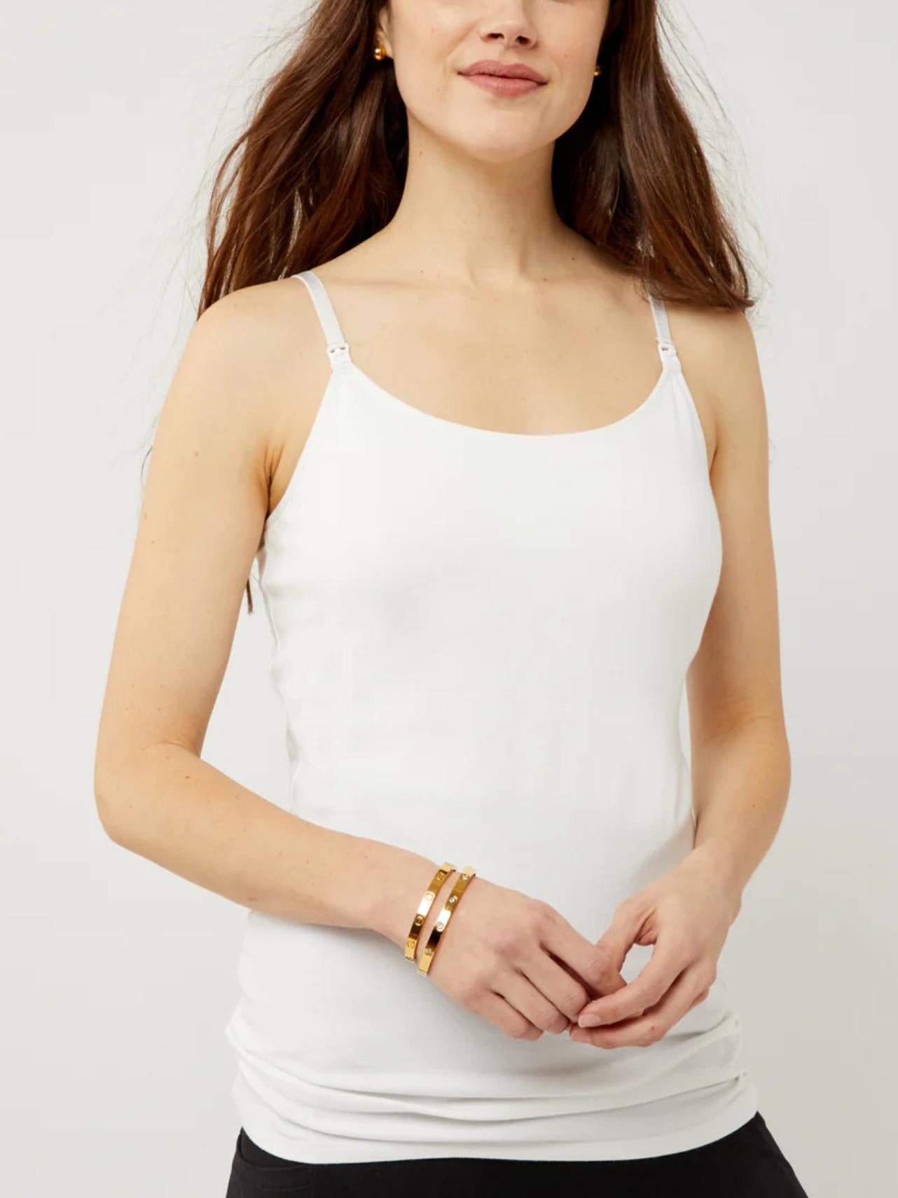 A Pea In The Pod - Luxe Clip Down Nursing Cami - Sz MM