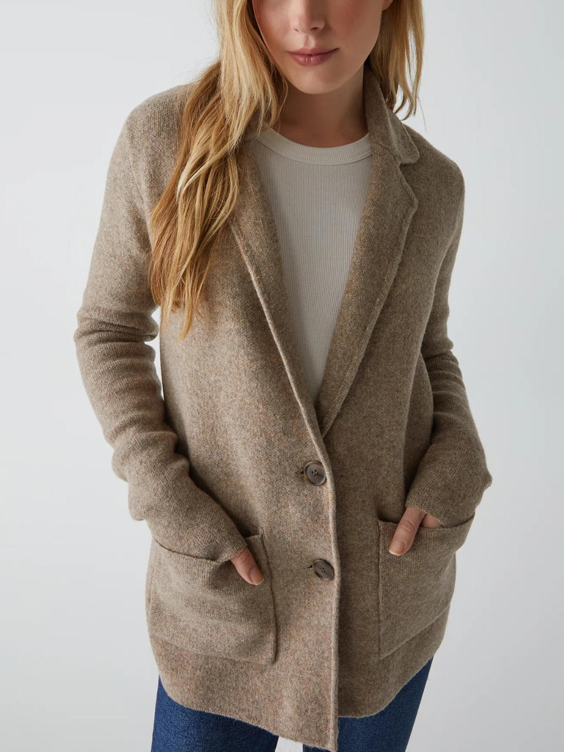 Michael Stars - Diana Double Breasted Sweater Blazer - Sz XS