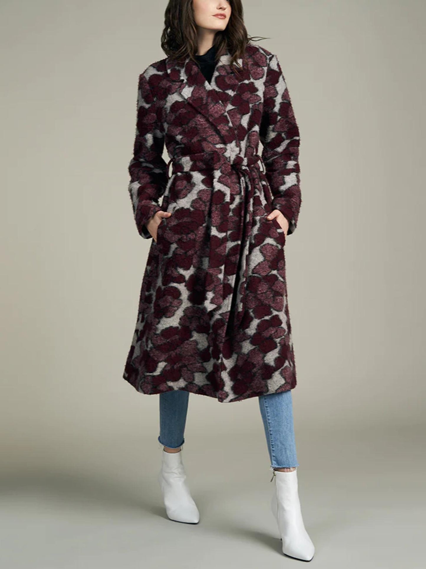 Hutch - Kat Wool Blend Robe Coat - Sz S