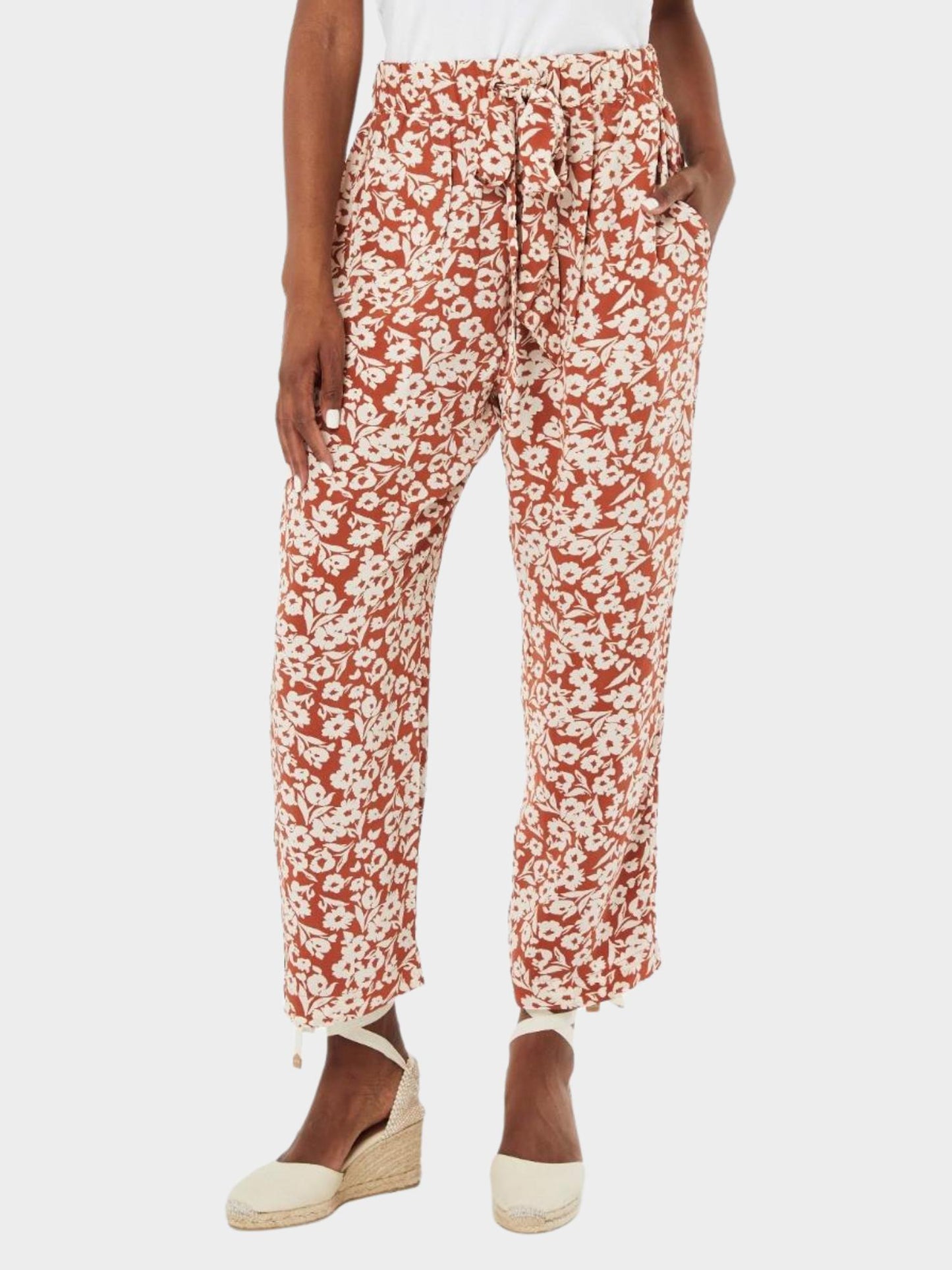 Roller Rabbit - Olindo Sage Silk Pants - Sz XL