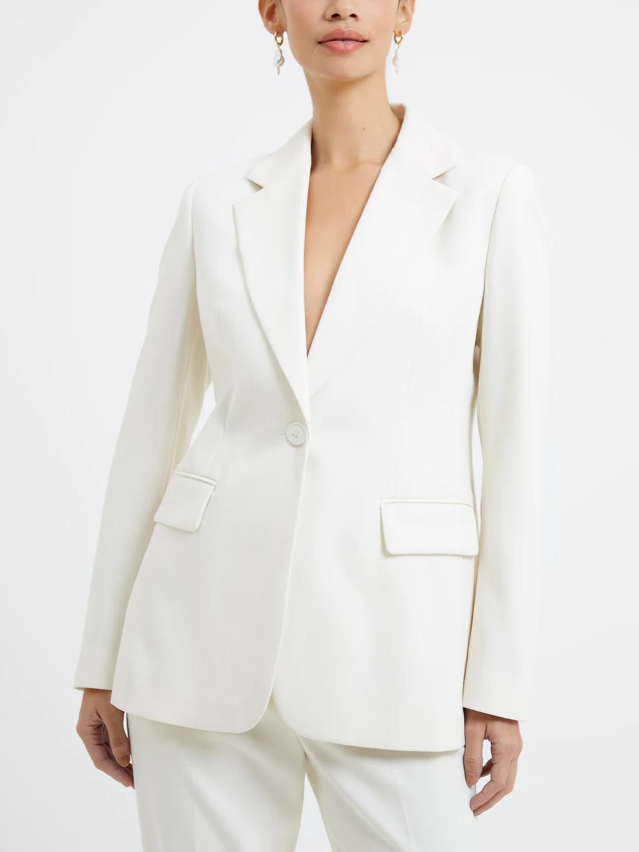 French Connection - Whisper Single Breasted Long Sleeve Blazer - Sz 12