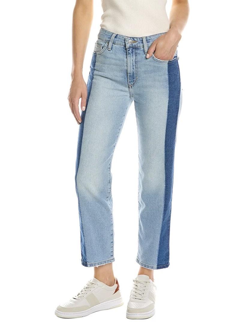 Joe's Jeans - High Rise Dyed Stripe Cropped Jeans - Sz 29