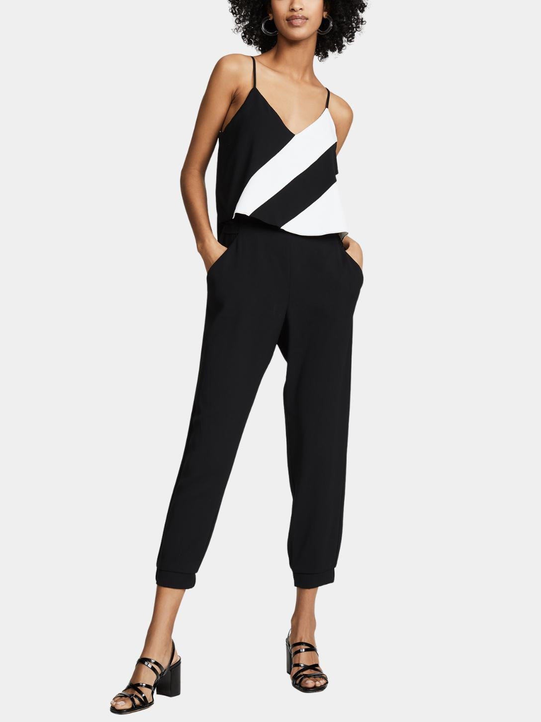 Parker - Frida Combo Sleeveless Crop Jogger Jumpsuit - Sz 2