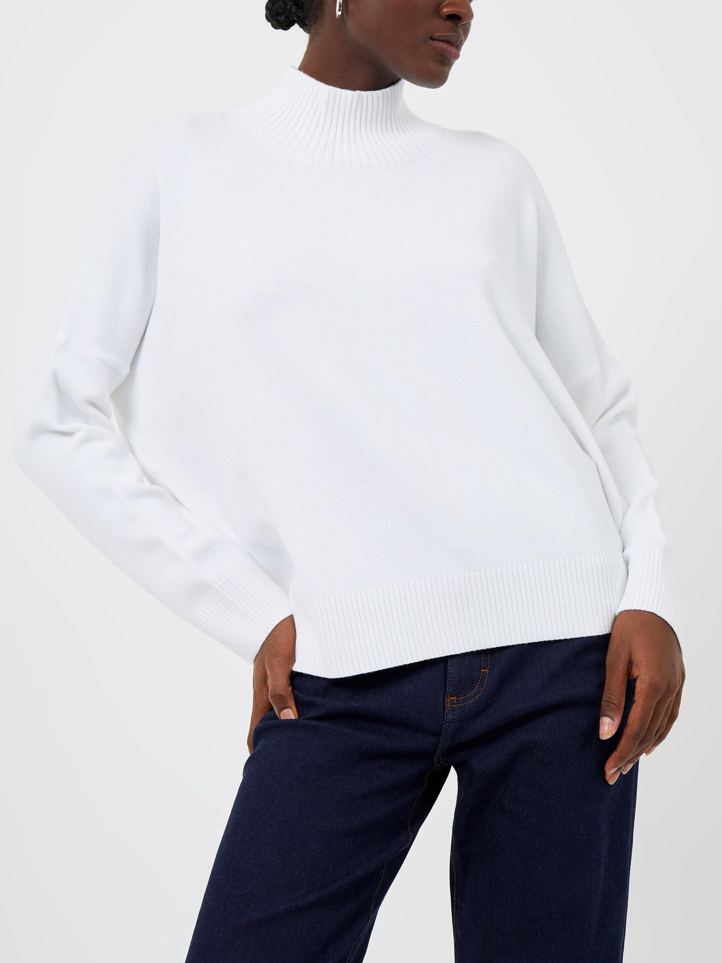 French Connection - Babysoft High Neck Relaxed Sweater - Sz L