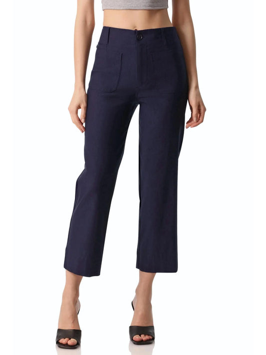 Avec Les Filles - Wide Leg High-Rise Cropped Pants - Sz 10