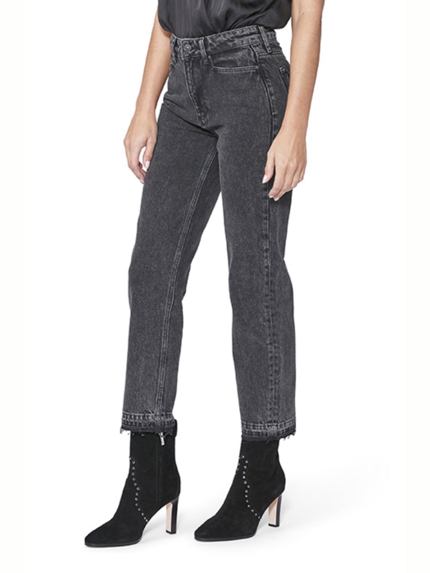 Paige - Sarah Straight Undone Hem Ankle Jeans - Sz 30