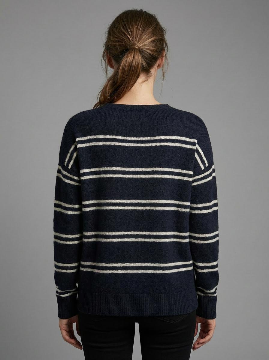 Vince - Wool Cashmere Striped Sweater - Sz L