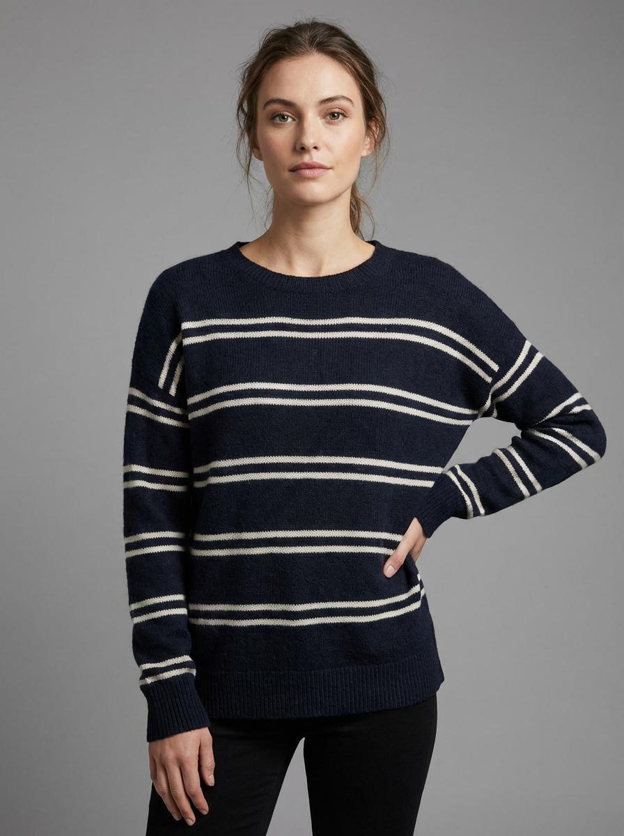 Vince - Wool Cashmere Striped Sweater - Sz L