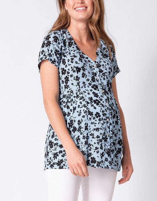 Seraphine - Floral Empire Waist Blouse - Sz 6M