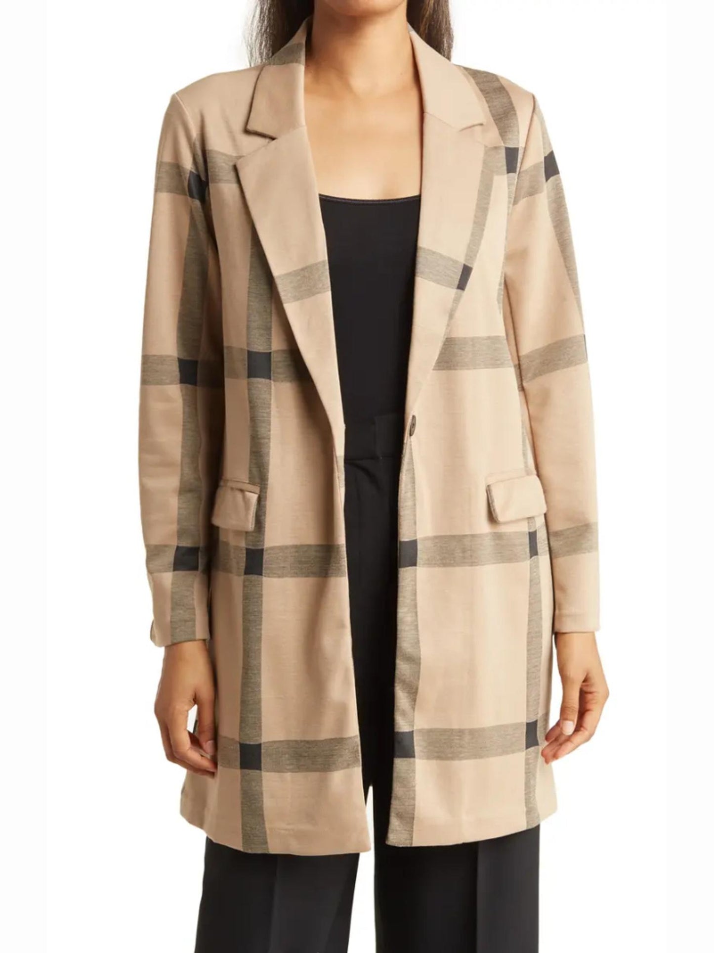 Sanctuary - Catalina Longline Plaid Jacket - Sz XL